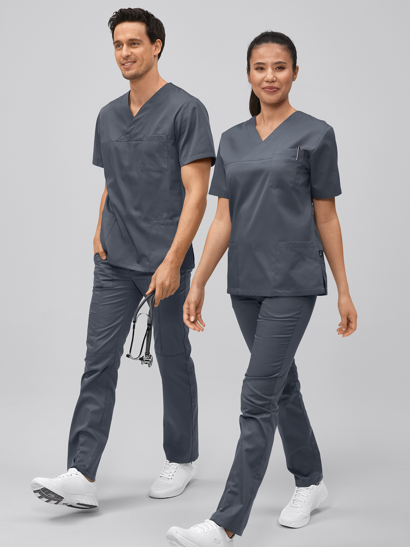 7days - Unisex OP-Kasack PISA | grau | L 20061303