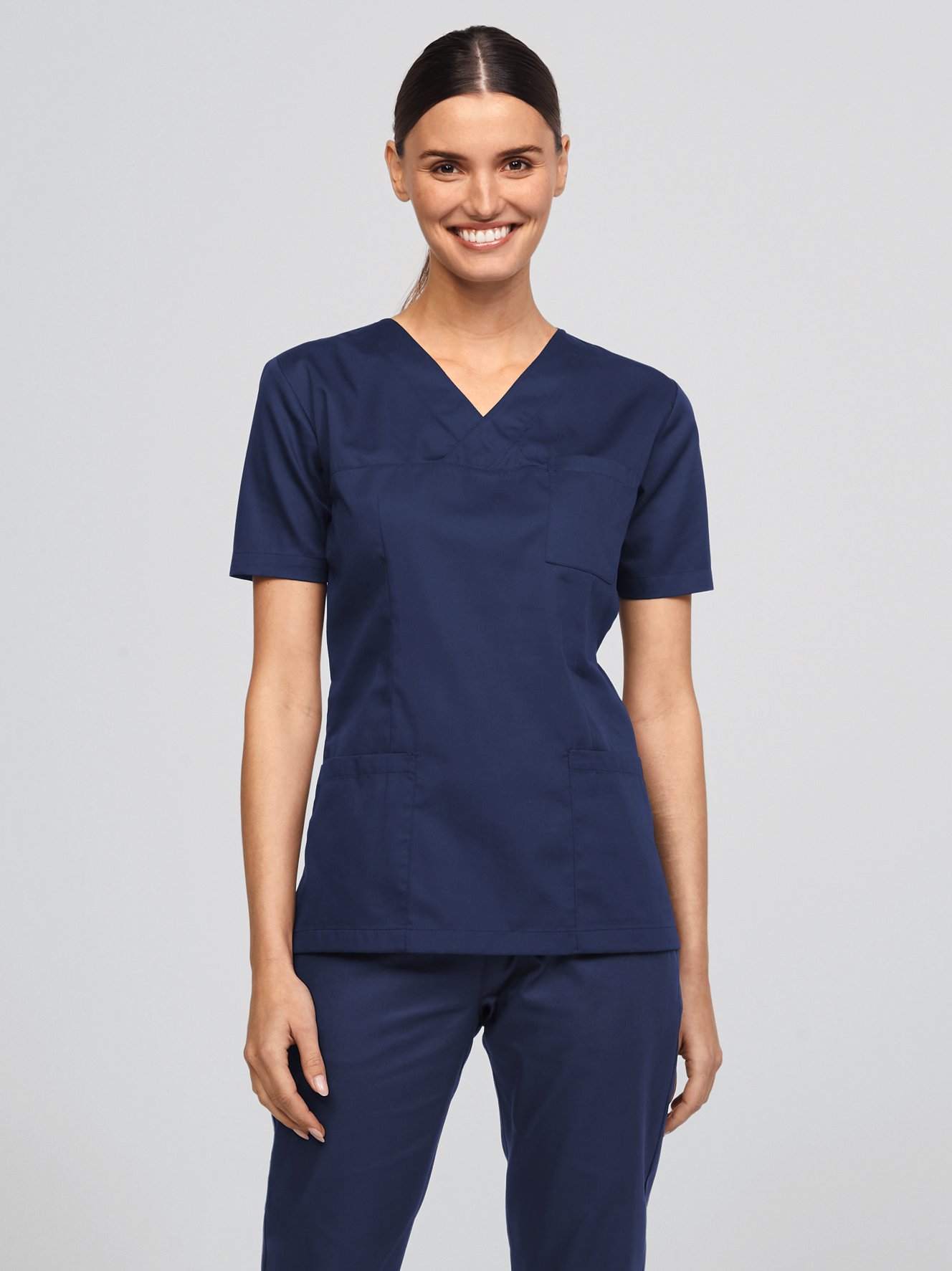 7days - Damen OP-Kasack FIRENZE | blau | S 20081101