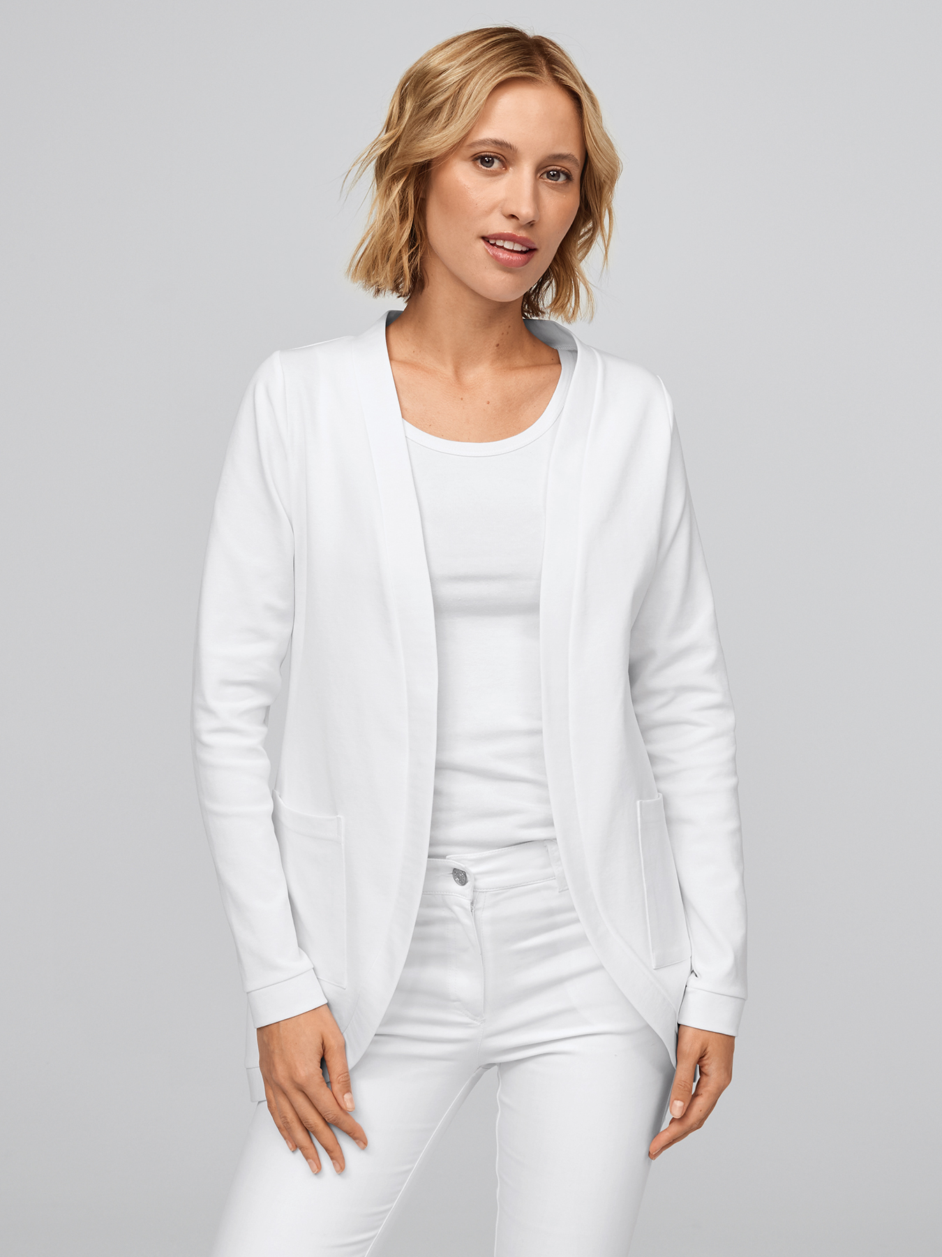 7days - Jerseyjacke MUDAU für Damen | weiß | XS 20269800