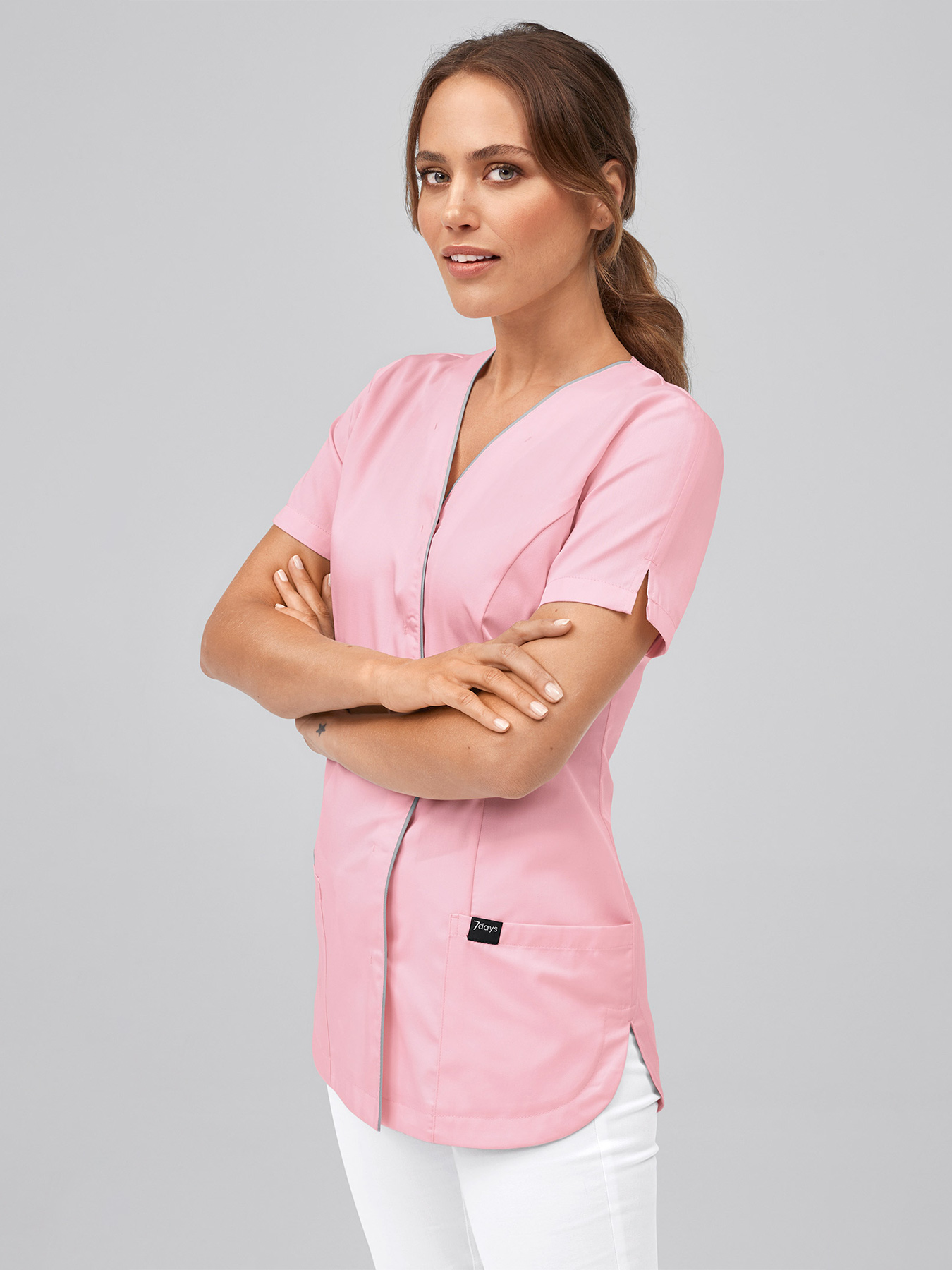 7days - Kasack PARIS für Damen | rosa | XXXL 20334706