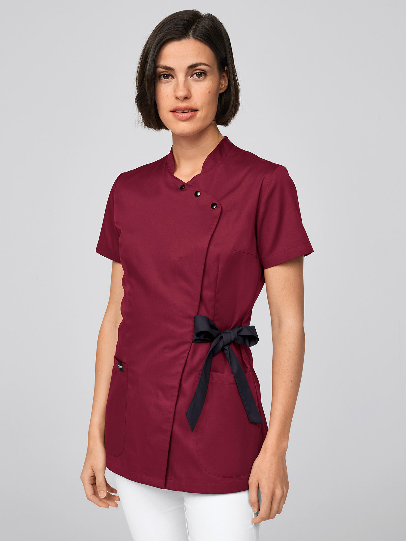 7days - Kasack mit Schleife ALTURA für Damen | bordeaux | XS 20435600