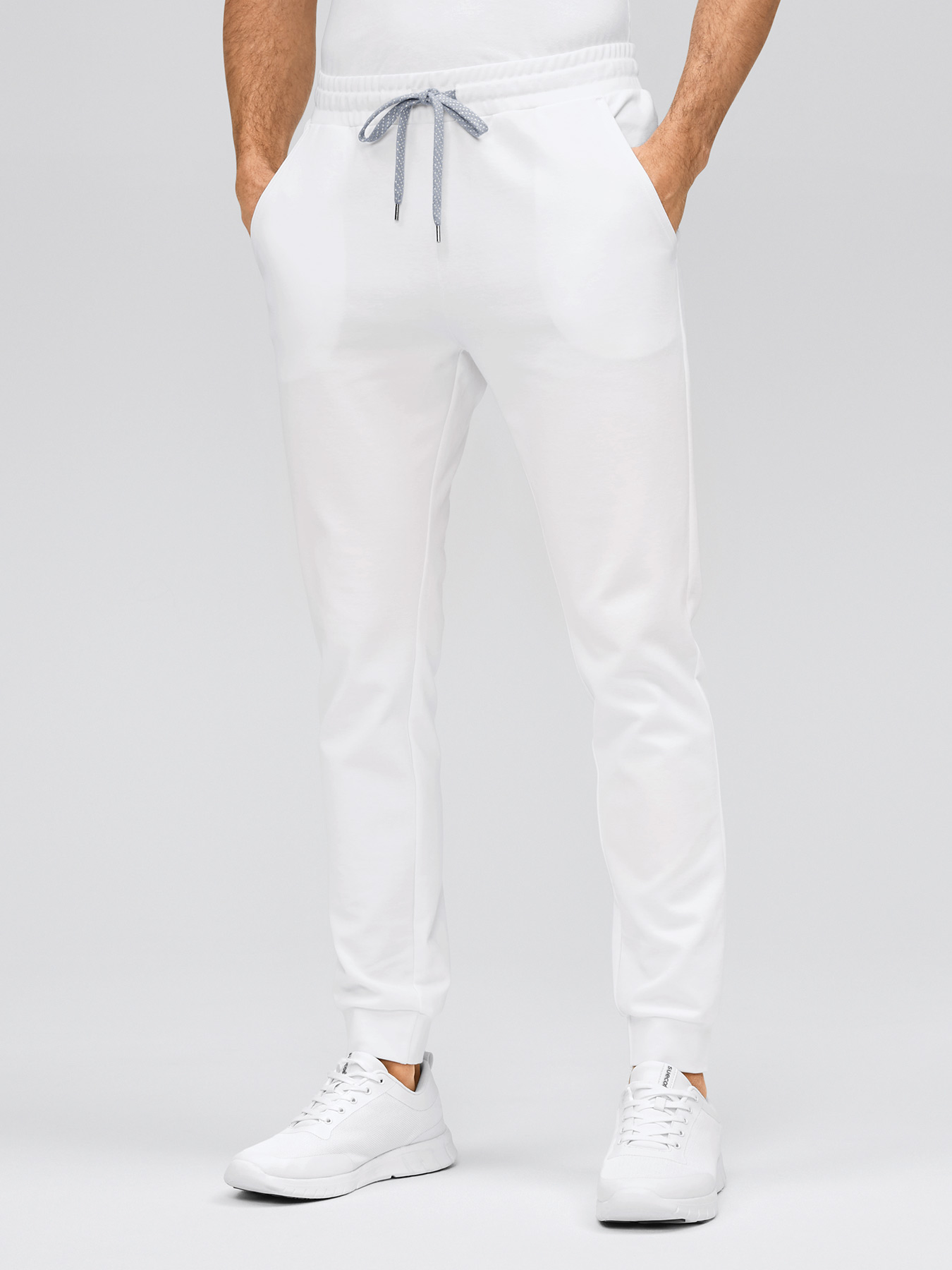 7days - Interlock Jersey Jogger-Pants MELUN für Damen | weiß | M 20551302