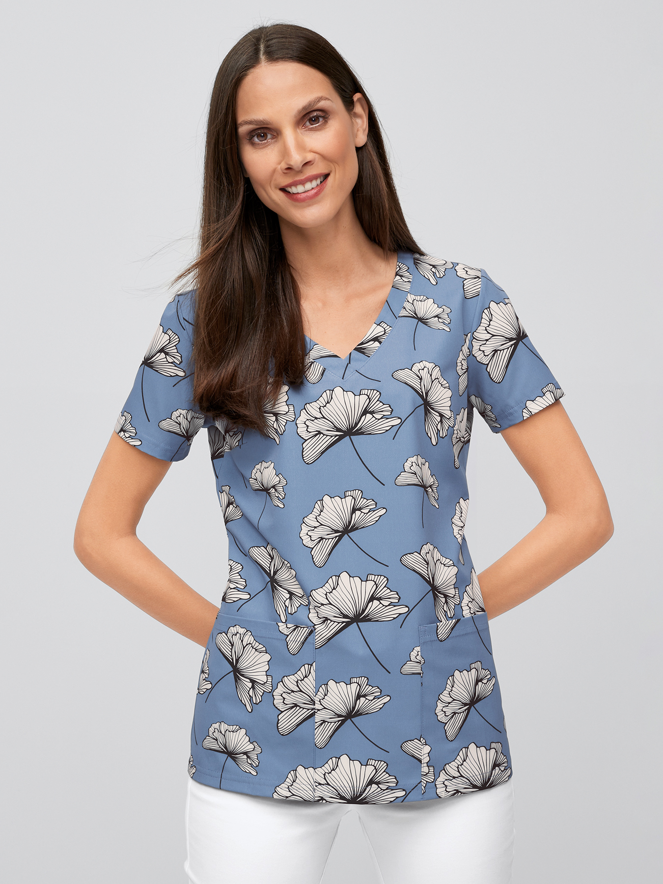 7days - Active-Stretch-Kasack BASTIA für Damen | blau | S 20567302
