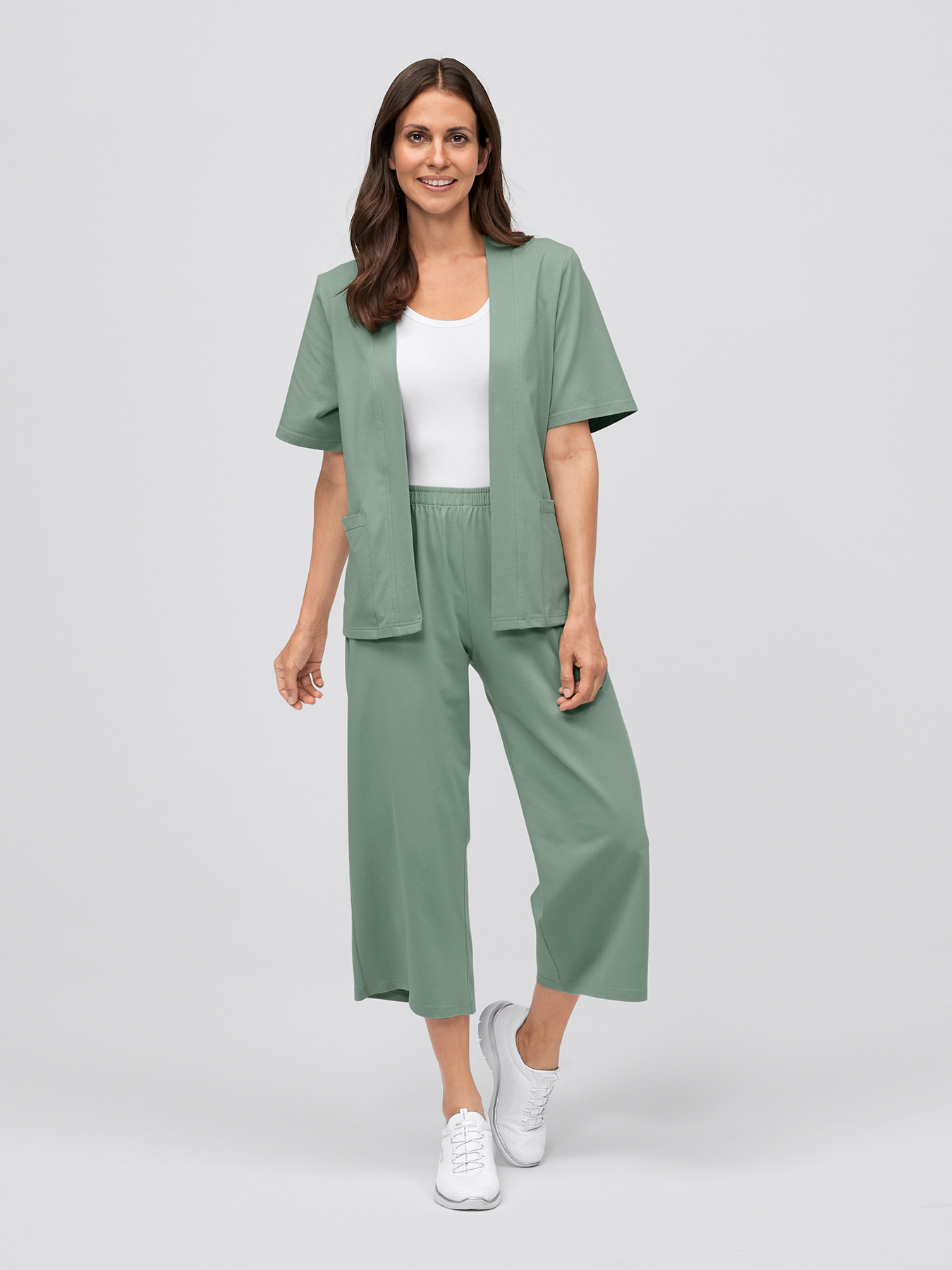 7days - Shirtjacke NYSSA für Damen | grün | XXL 20568706