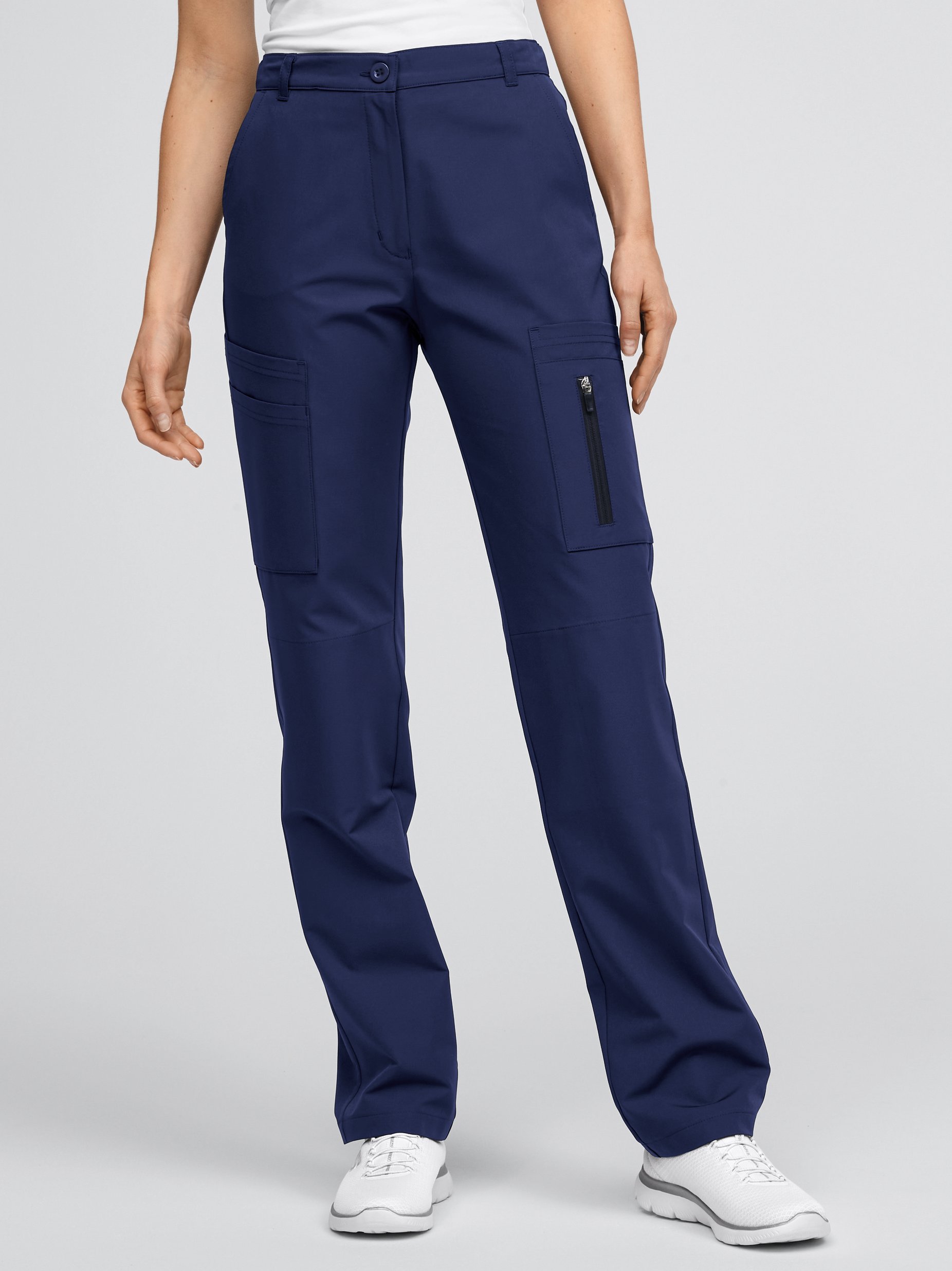 7days - Active-Stretch-Damenhose DERBY | blau | XS 20583201