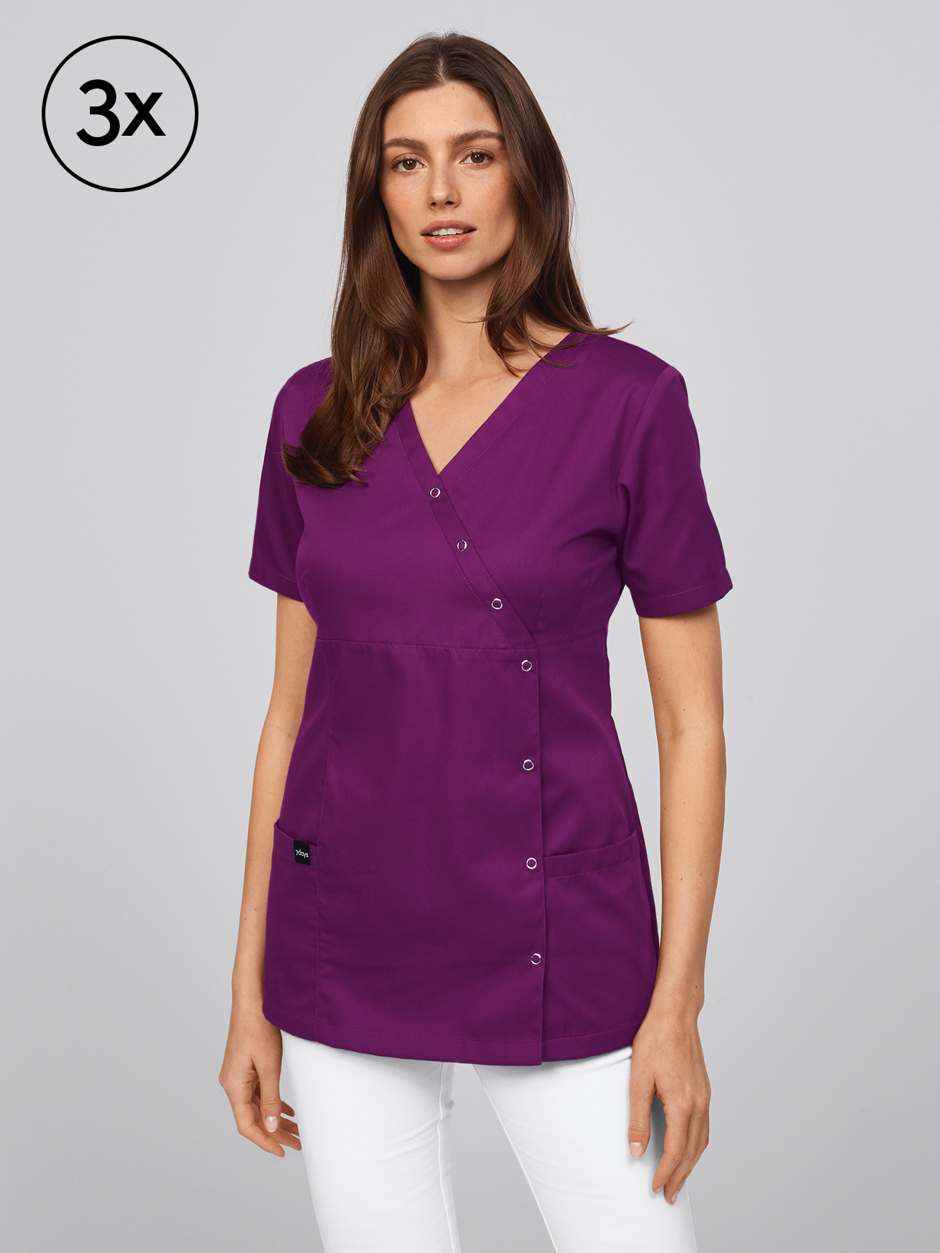 7days - Kasack LYON 3er-Pack für Damen | lila | 42 20587706