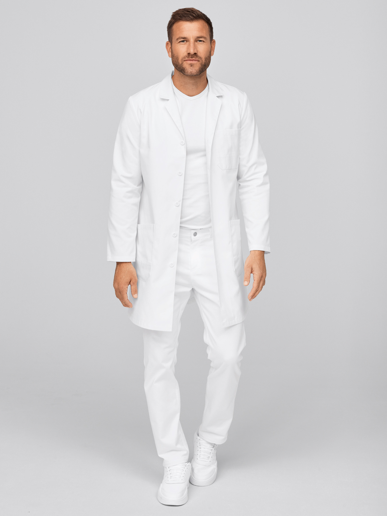 7days - Herrenmantel TINOS MG | weiß | XL 20629104