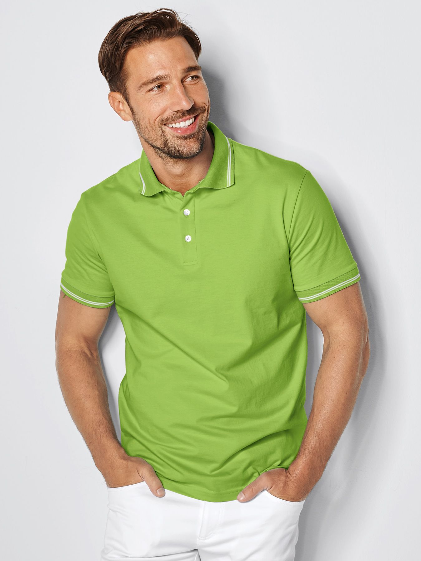 Poloshirt aus Single Jersey, Unisex 
