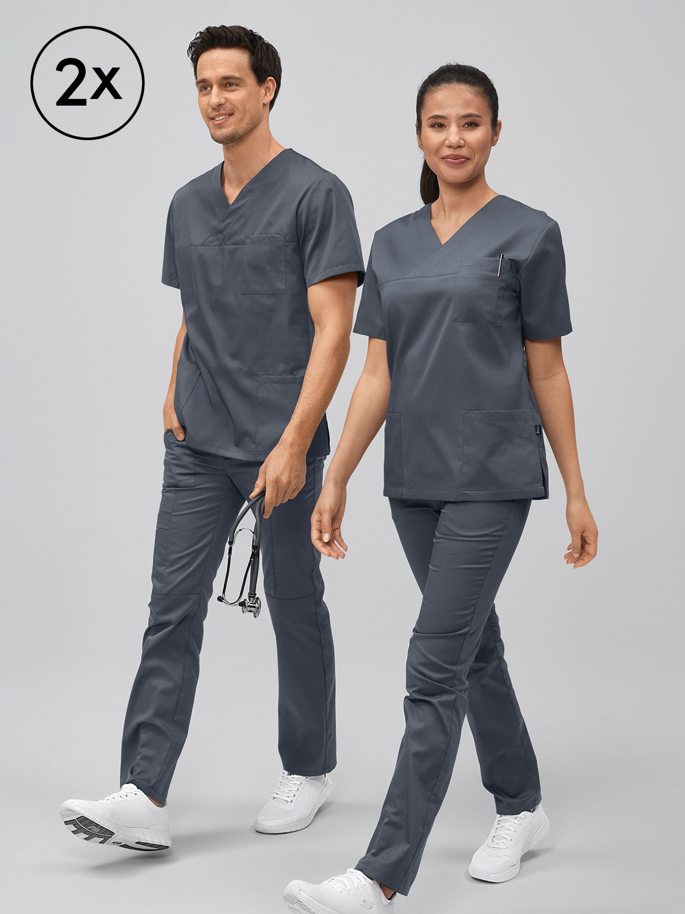 Unisex OP-Kasack PISA 2er-Pack