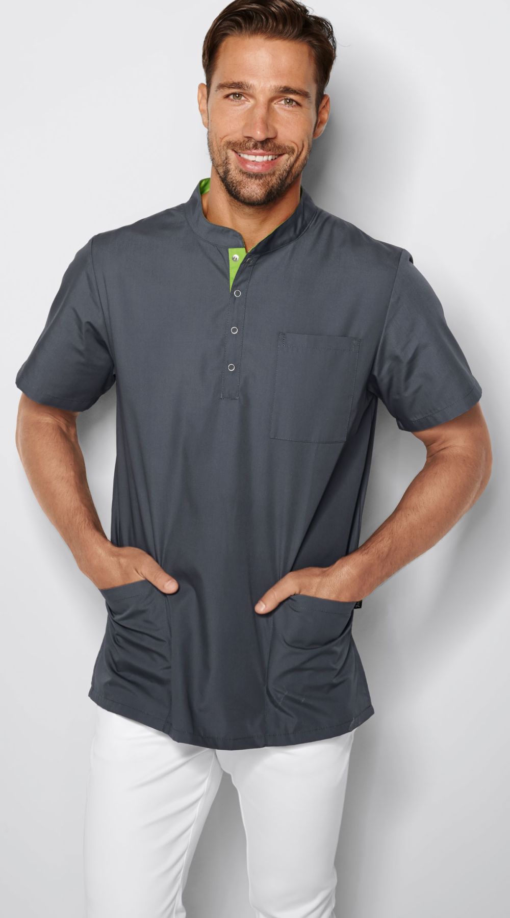 Schlupfkasack ANNAN mit Druckknöpfen