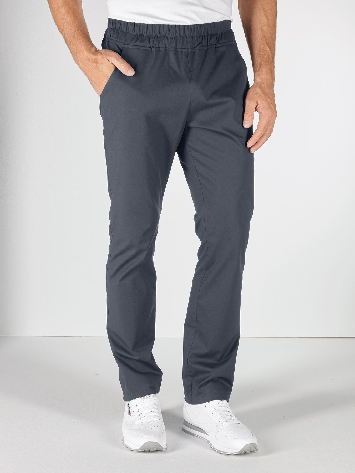 Leichte Stretchhose mit Gummibund