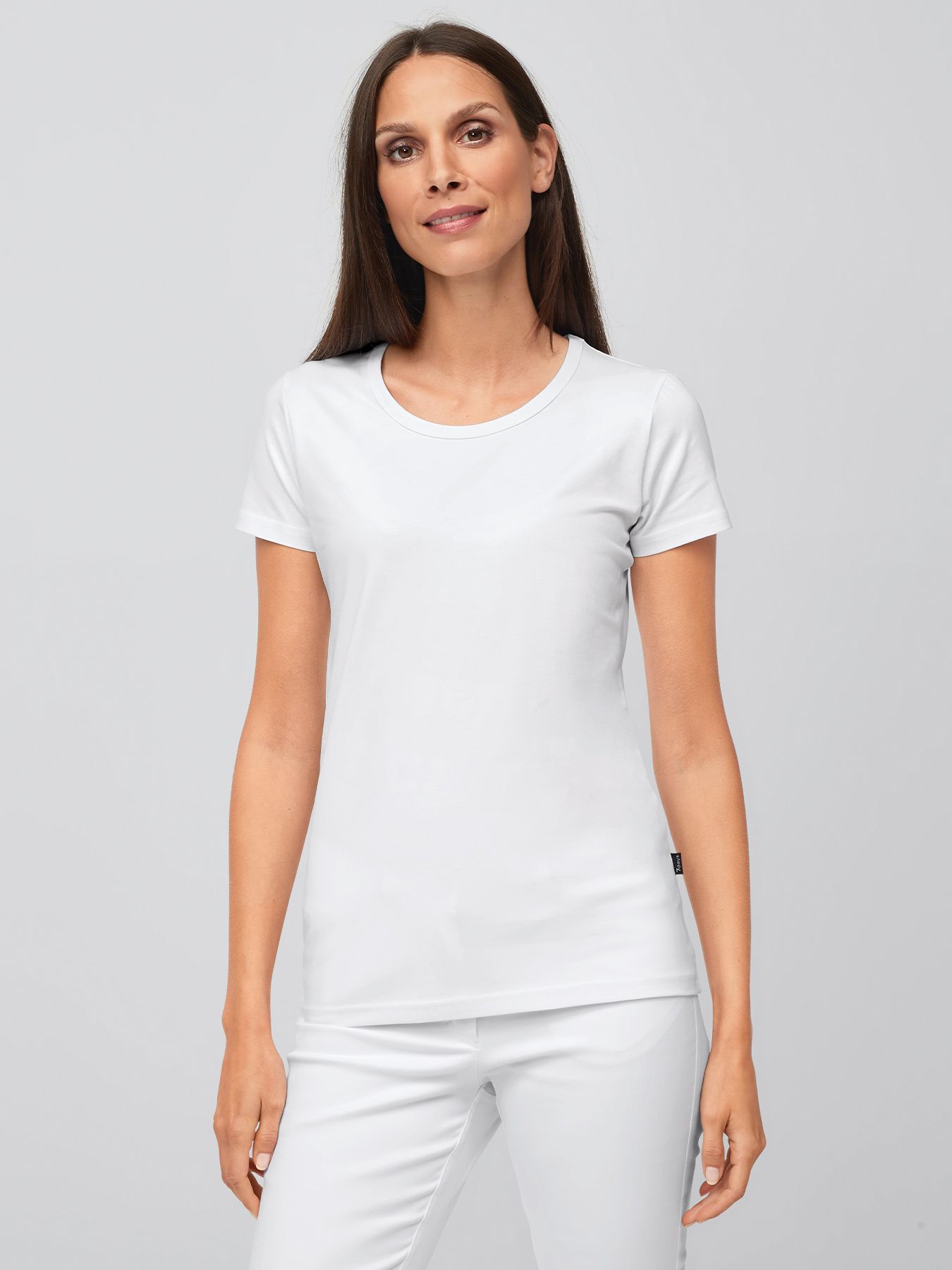 Damen T-Shirt CORIA mit längerer Rückenpartie