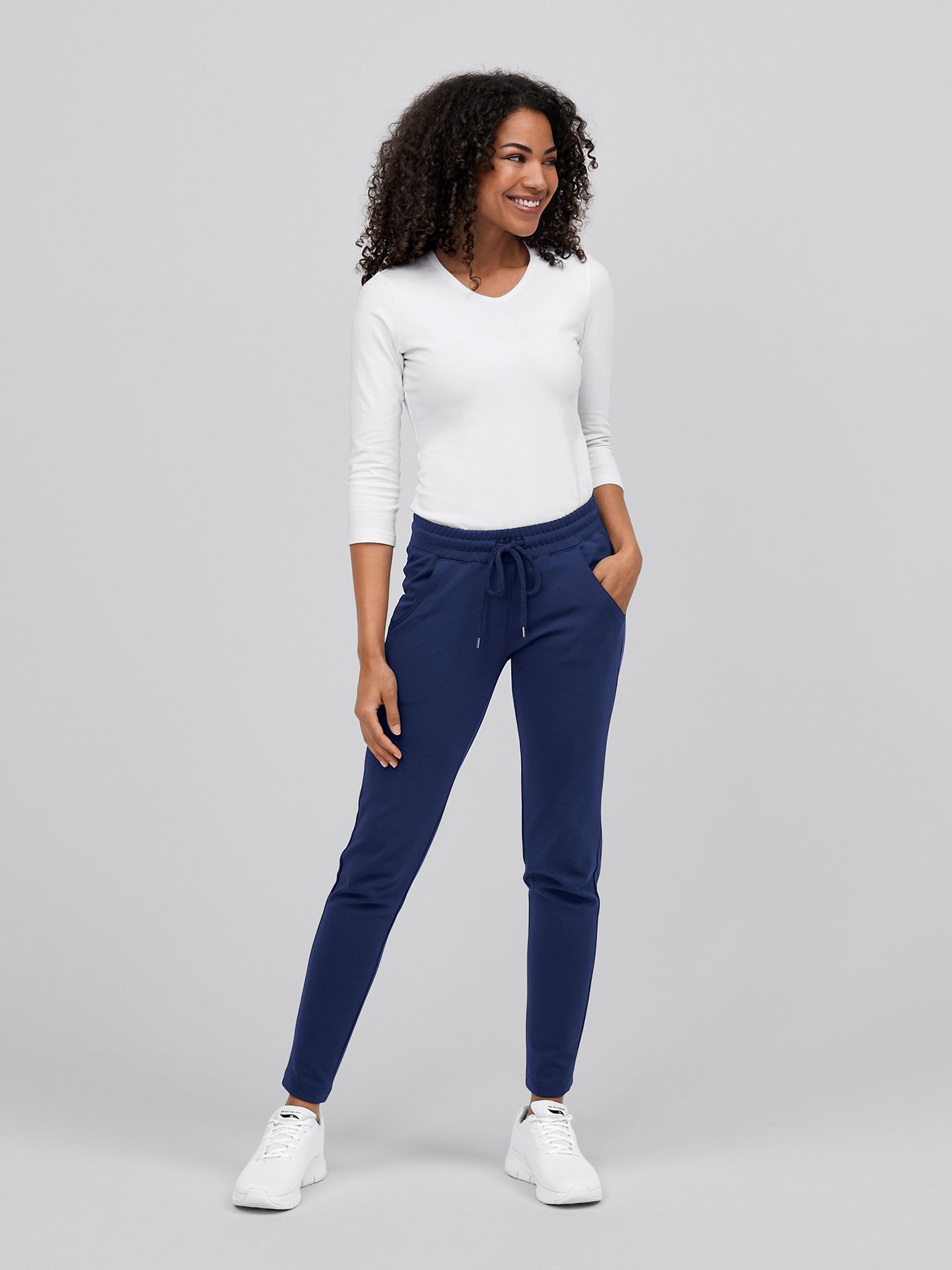 Blickdichte Interlock-Jerseyhose PETRA 