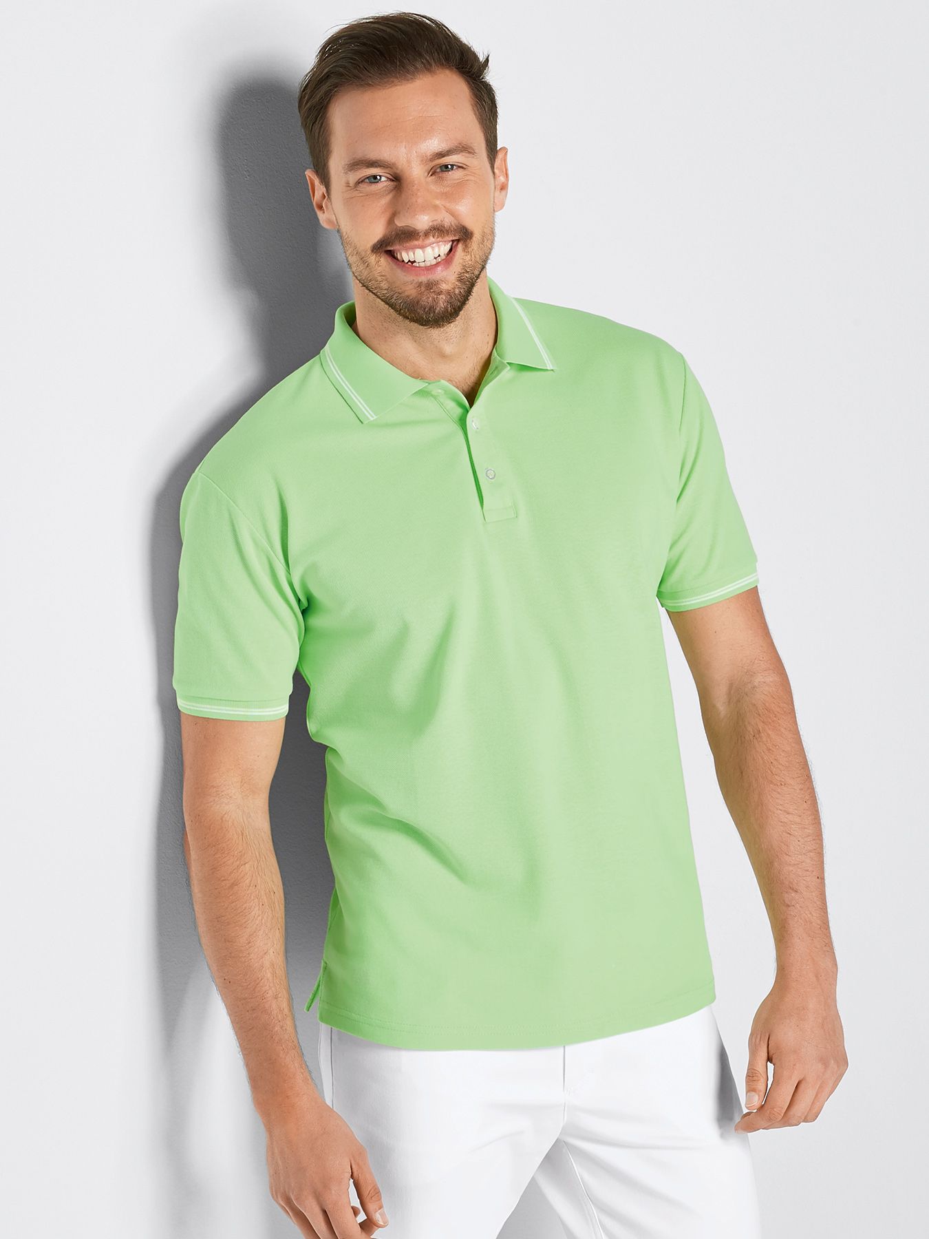 Poloshirt aus Piqué