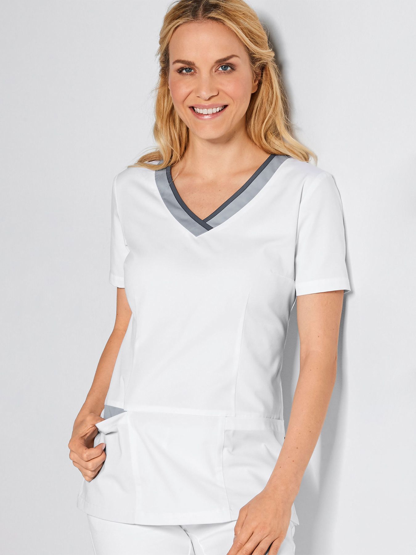 Schlupfkasack mit Farbdetails