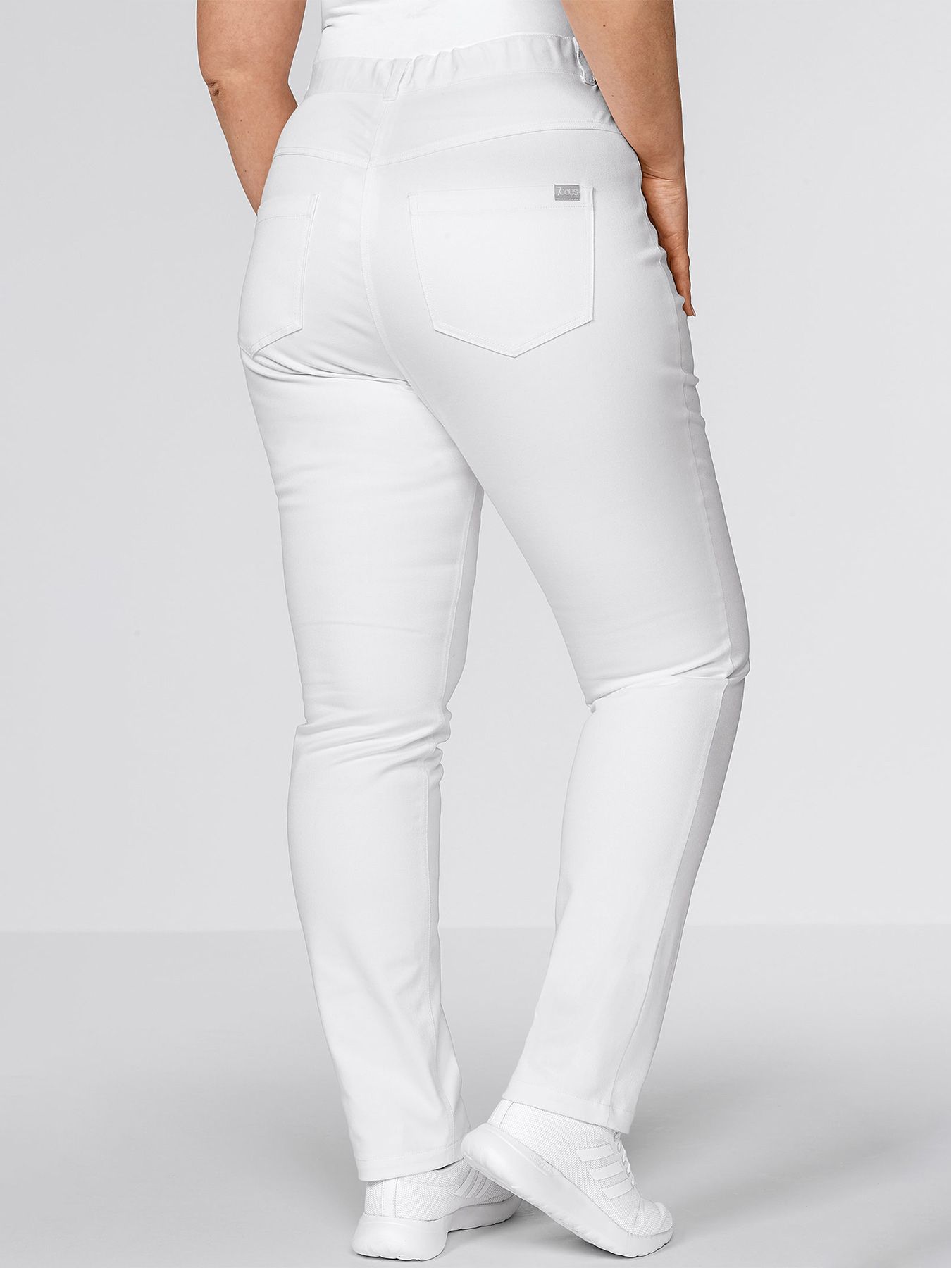 White jeans size 14 top