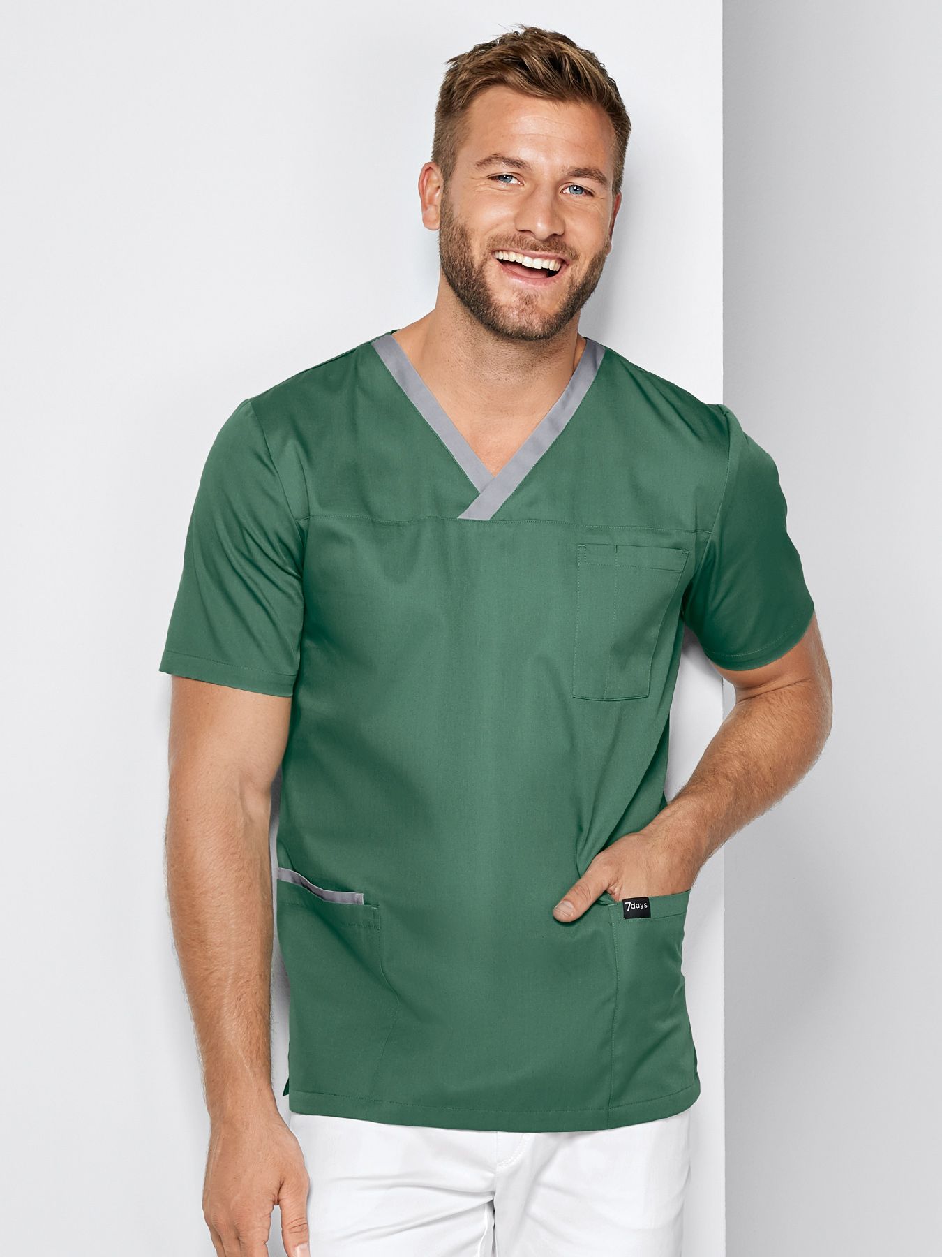 Schlupfkasack mit Farbdetails