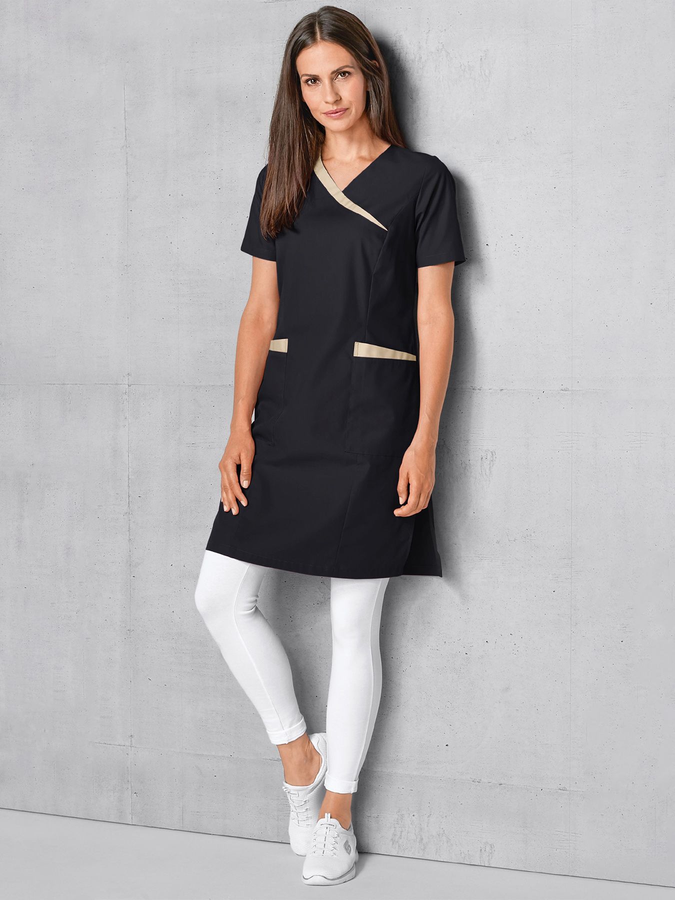 Kasack-Kleid, slim fit 