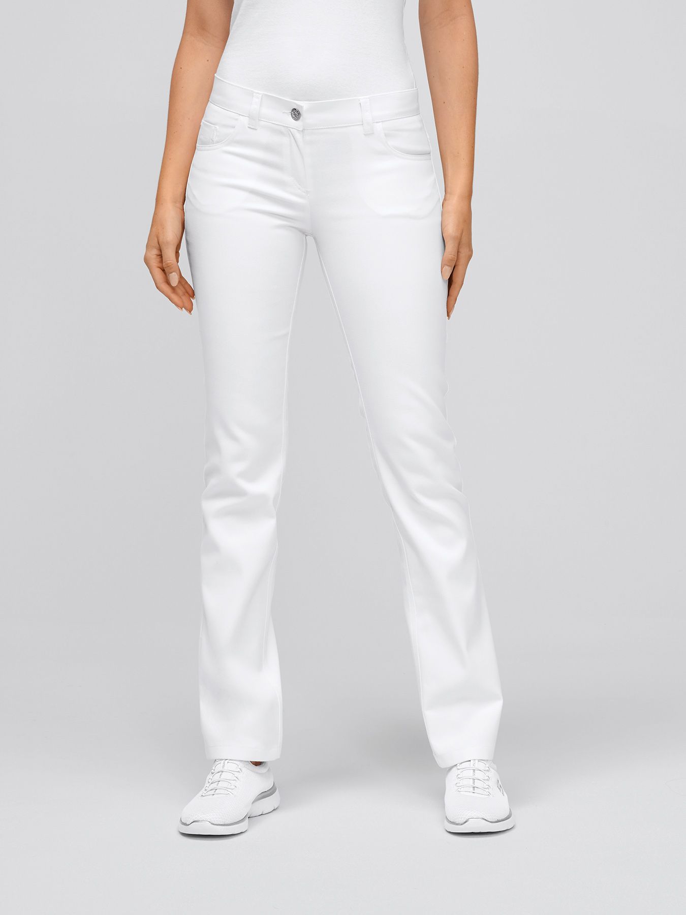 Leichte Stretchhose, lang