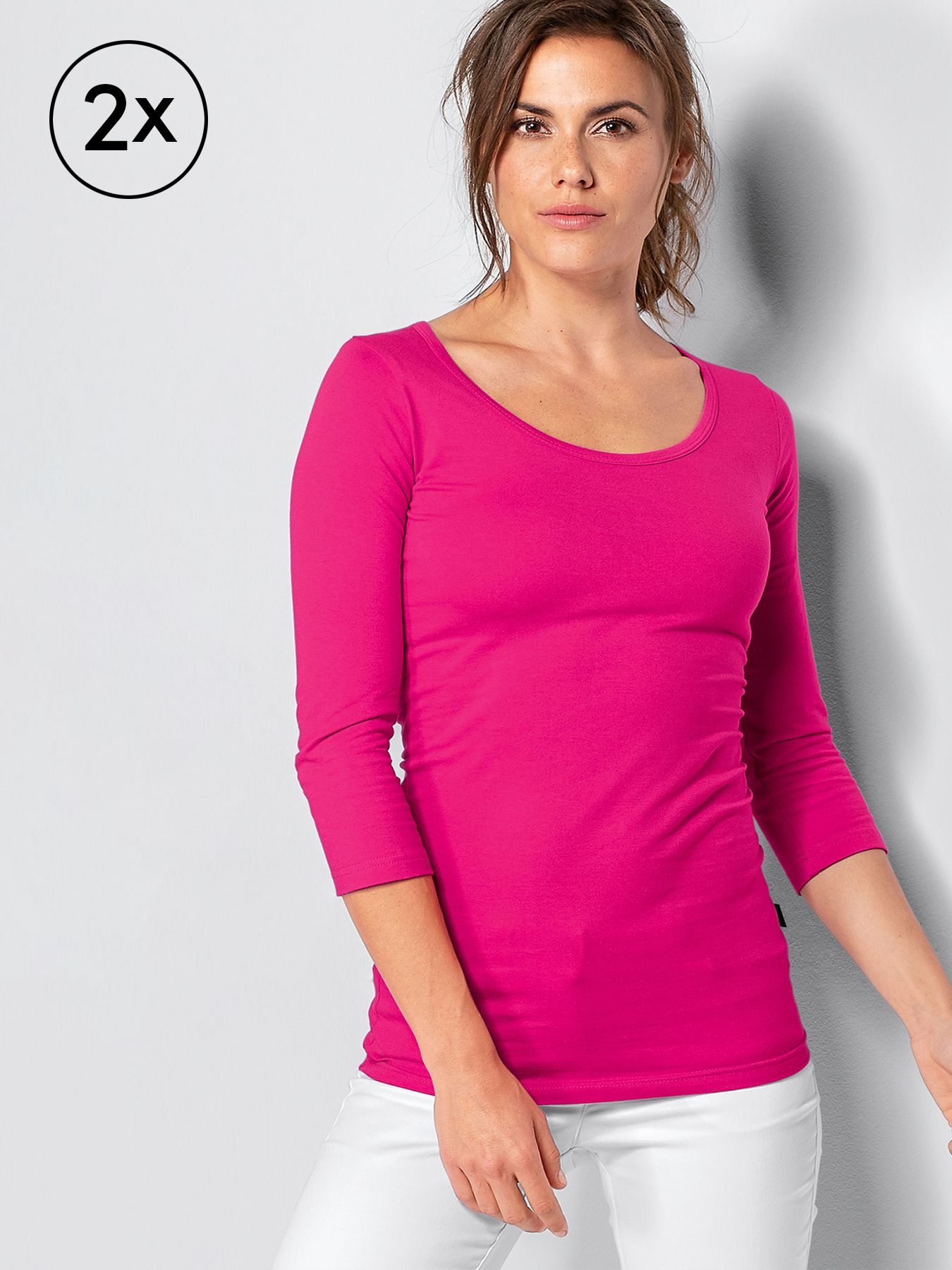 3/4-Arm-Shirt EBRO 2er-Pack 