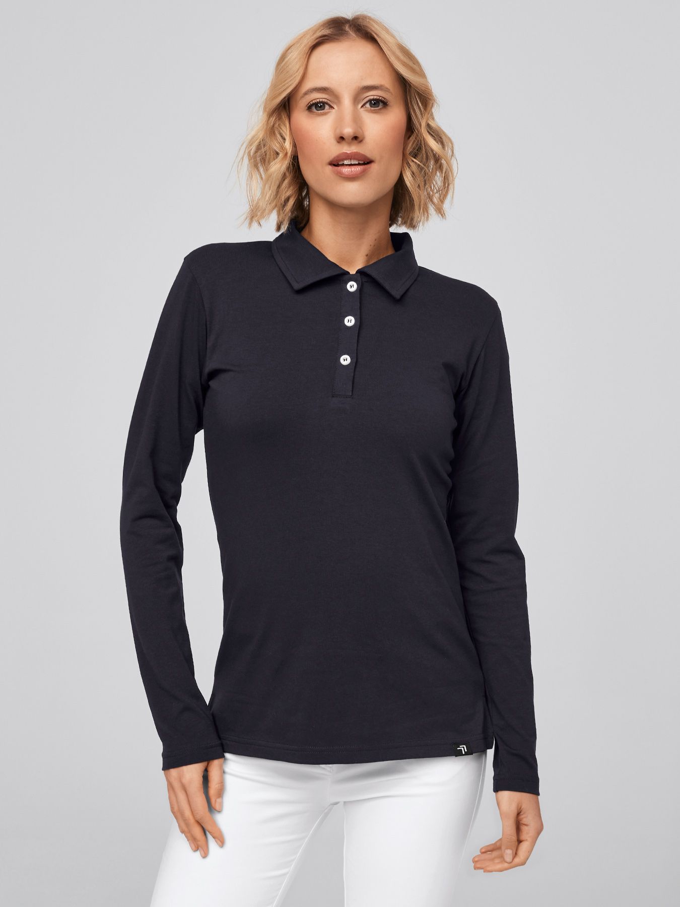 Poloshirt, Single Jersey LODI- langarm