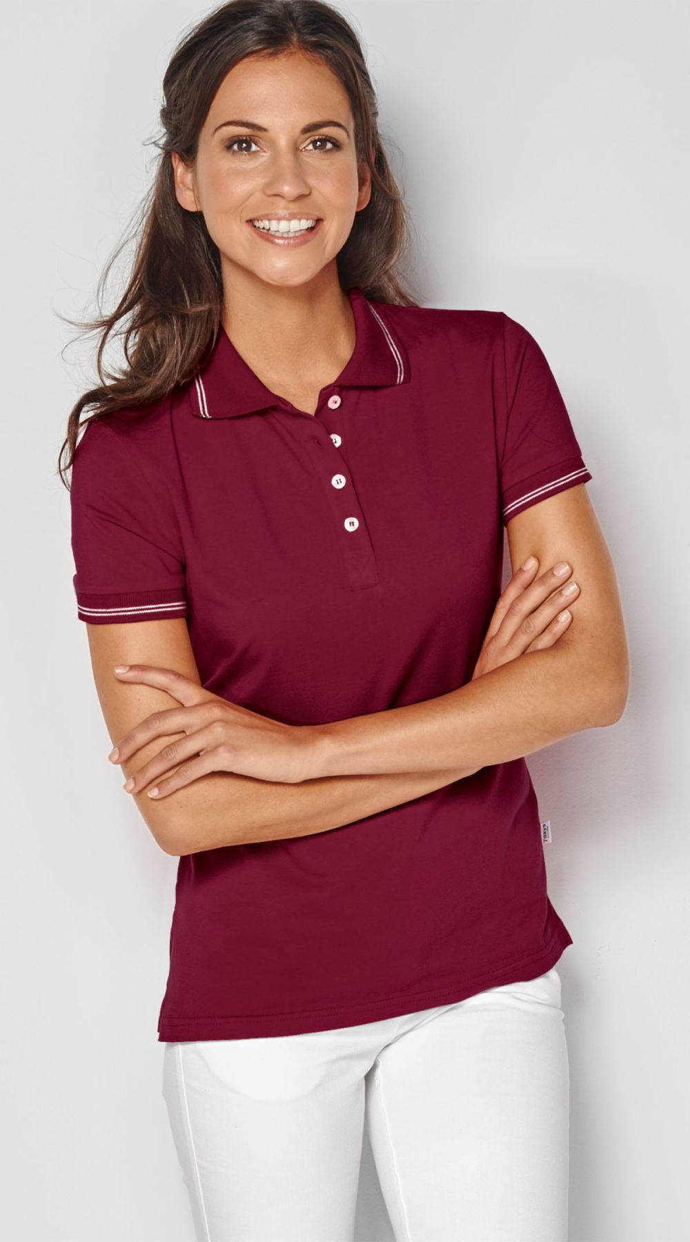 Poloshirt aus Single Jersey