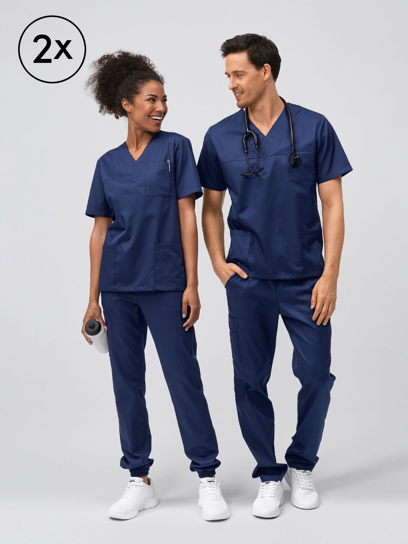 Unisex OP-Kasack PISA 2er-Pack