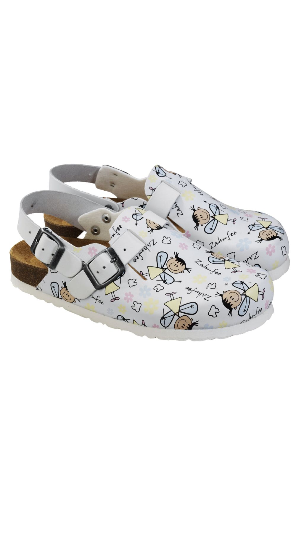 Clog mit Zahnfeeprint