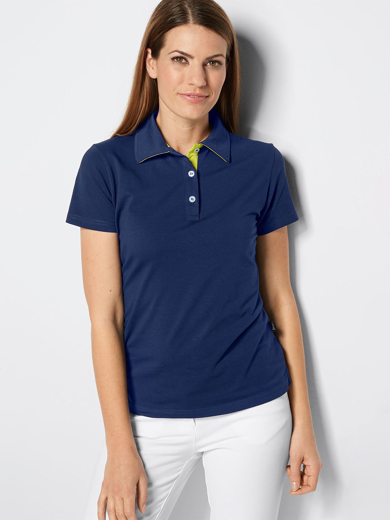 Poloshirt aus Single Jersey