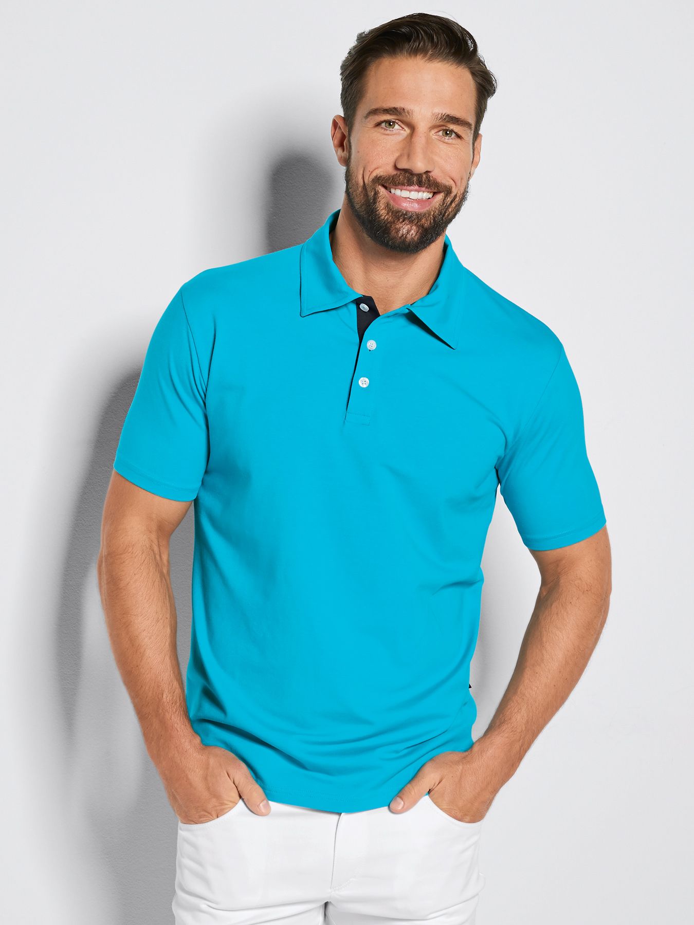 Unisex-Poloshirt, Single Jersey