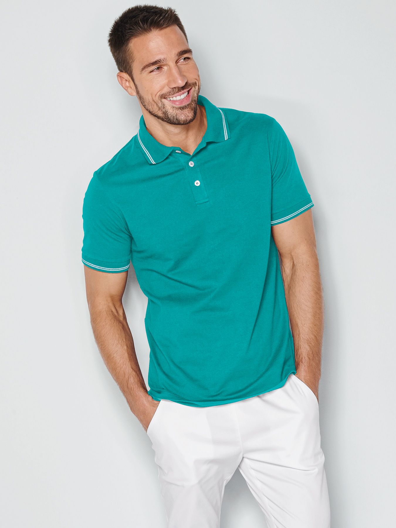 Poloshirt aus Single Jersey, Unisex 