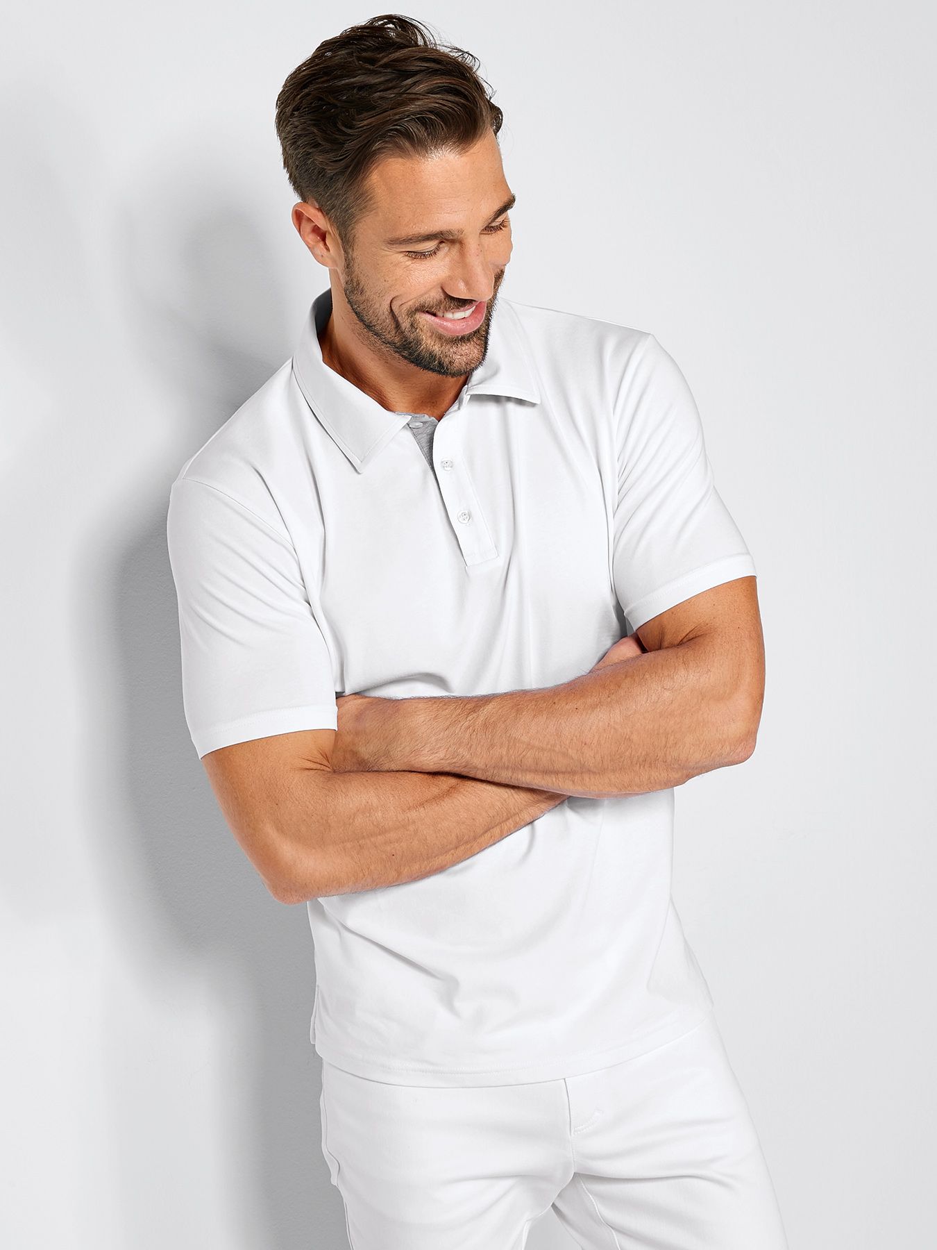 Unisex-Poloshirt, Single Jersey