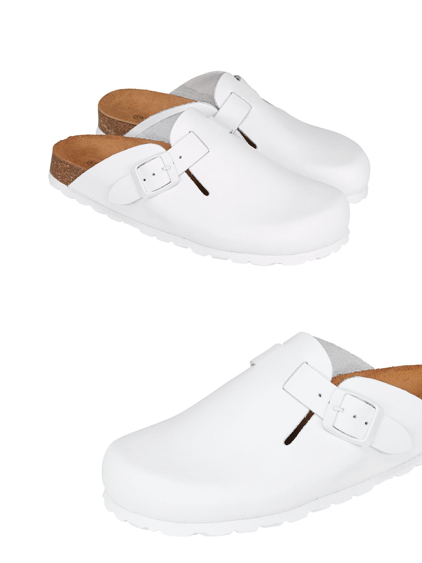 Leder-Clog