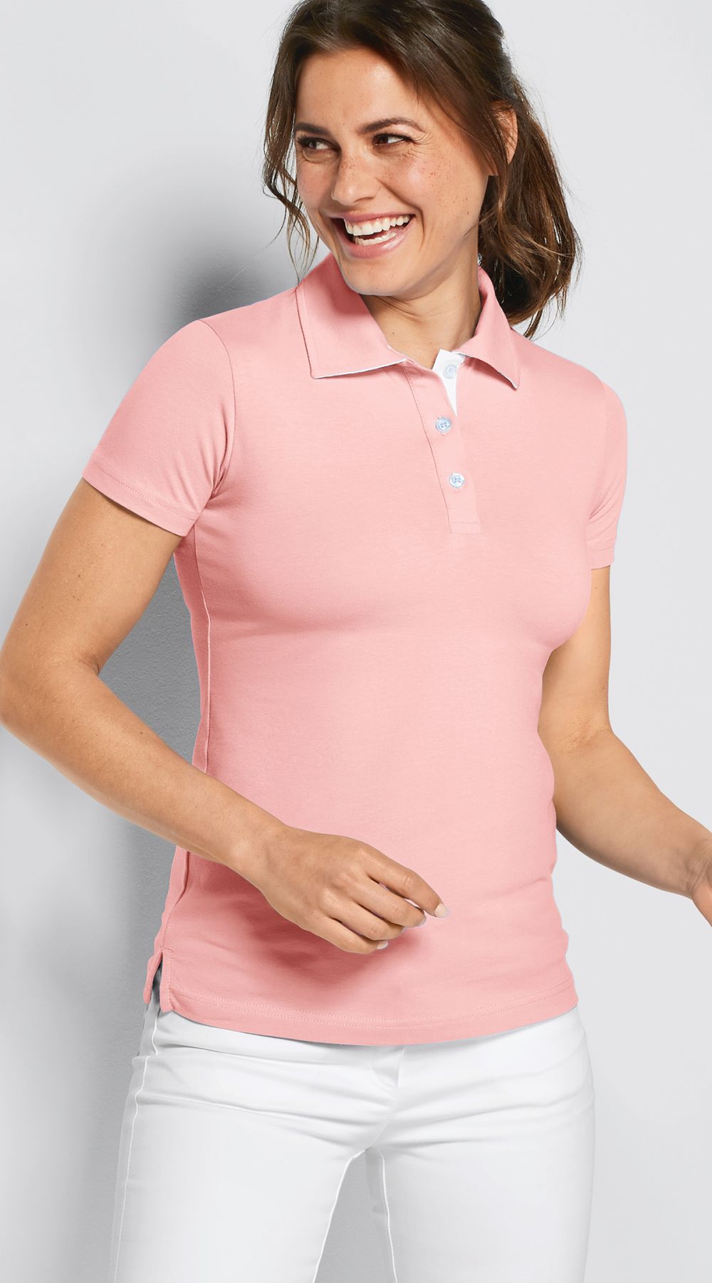 Poloshirt aus Single Jersey
