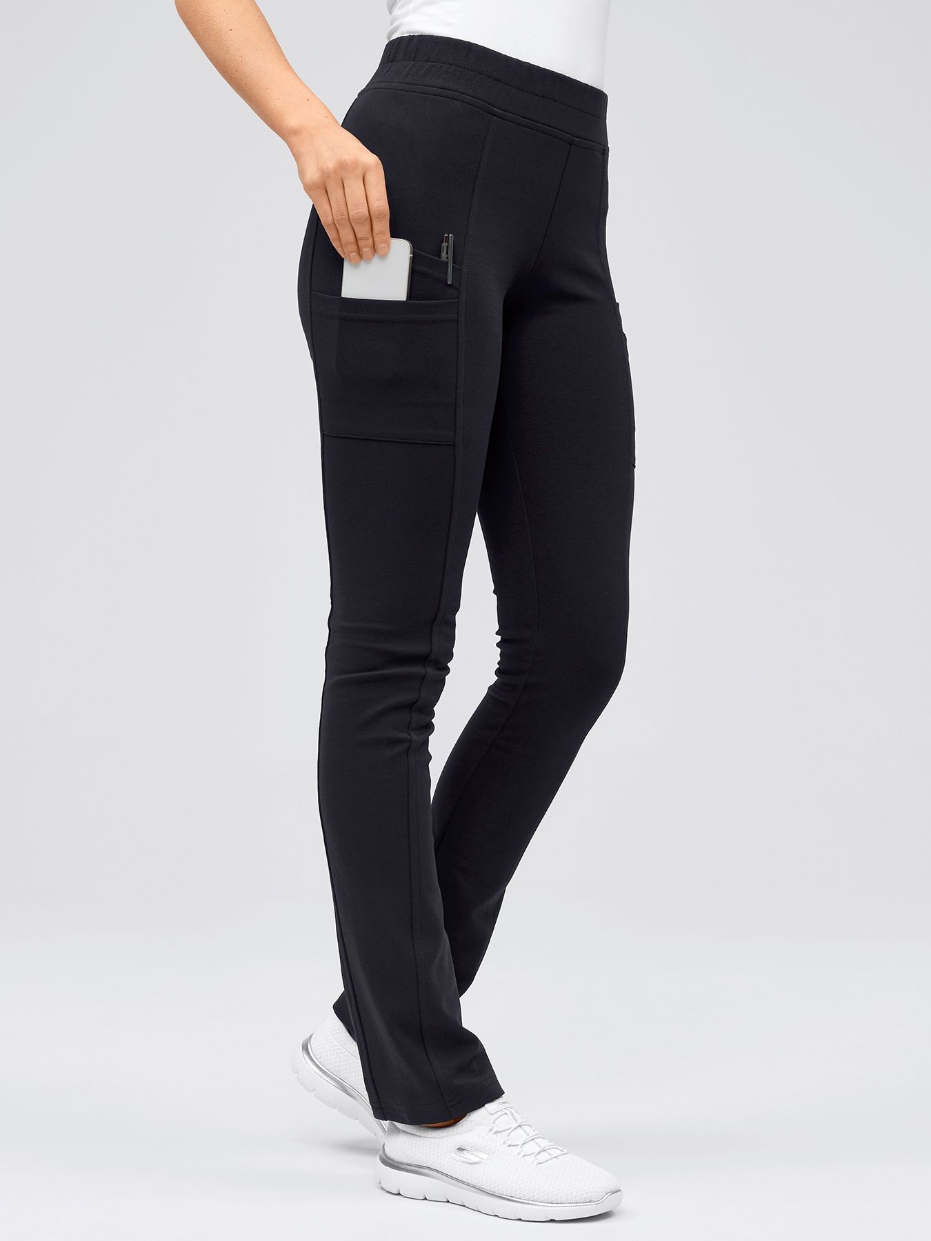 Leggings TAVIRA aus blickdichtem Interlock Jersey