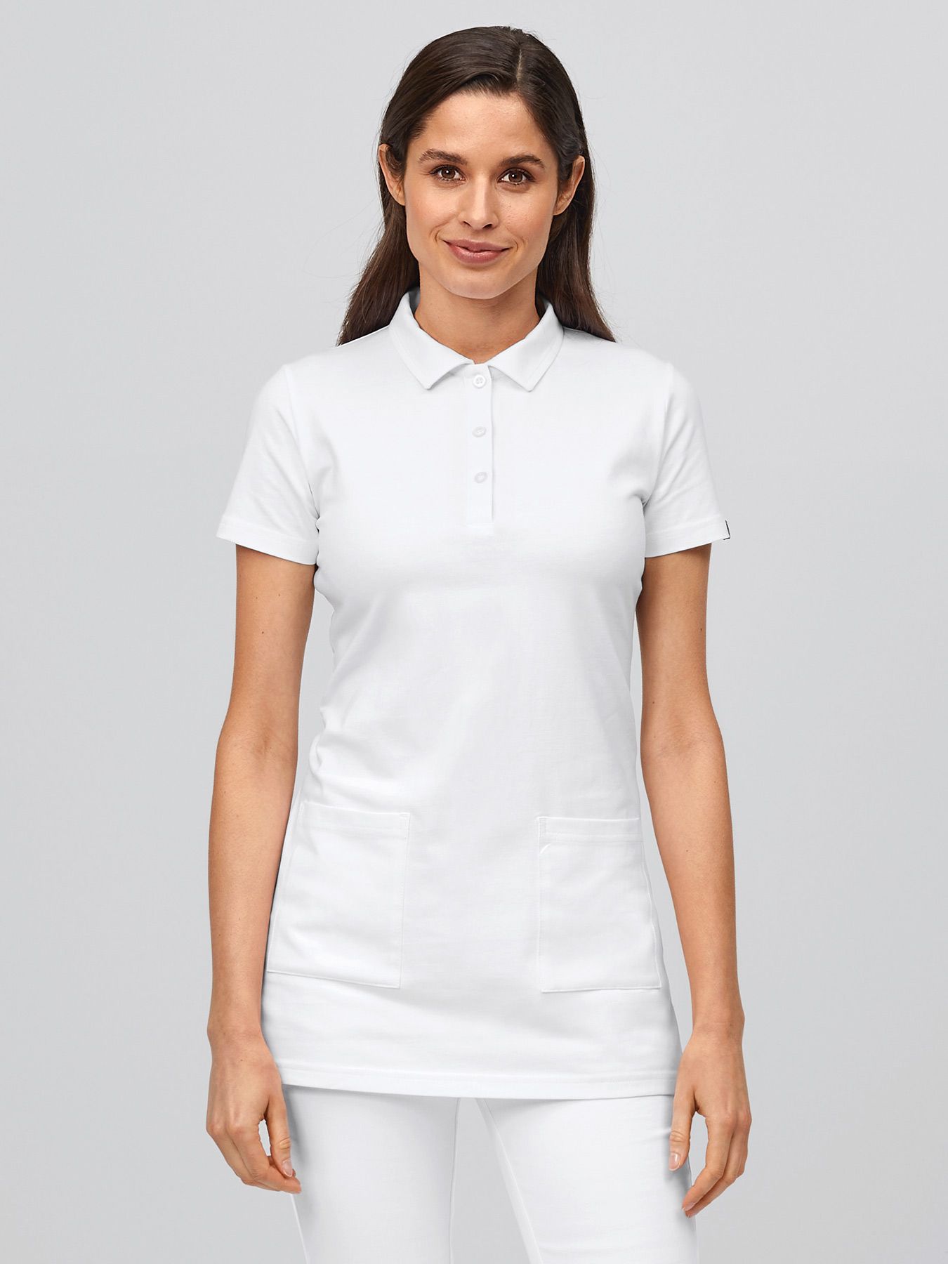 Longshirt mit Kragen