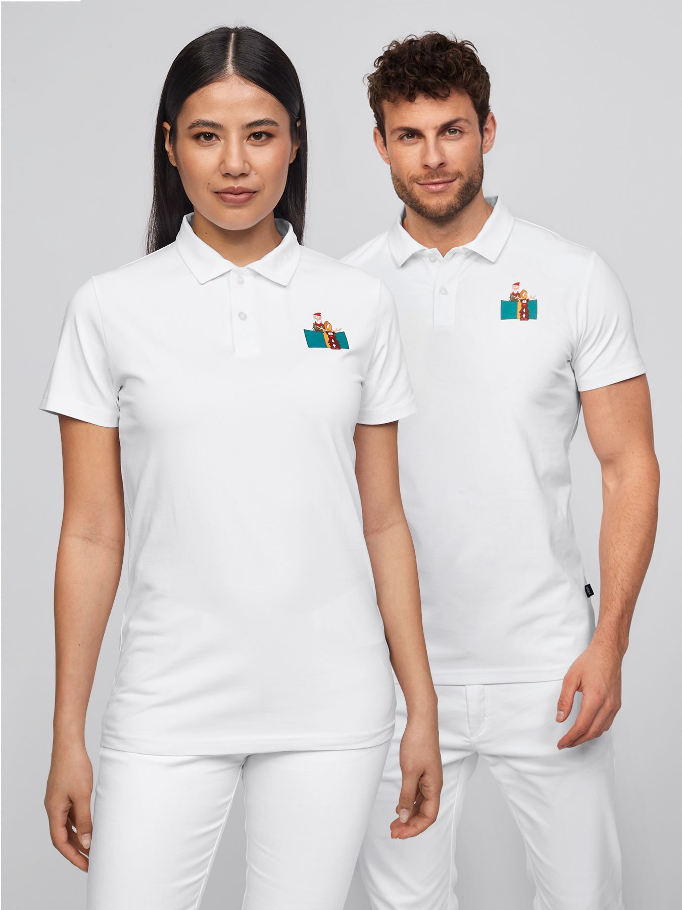 Unisex Poloshirt MEPPEN - Weihnachten