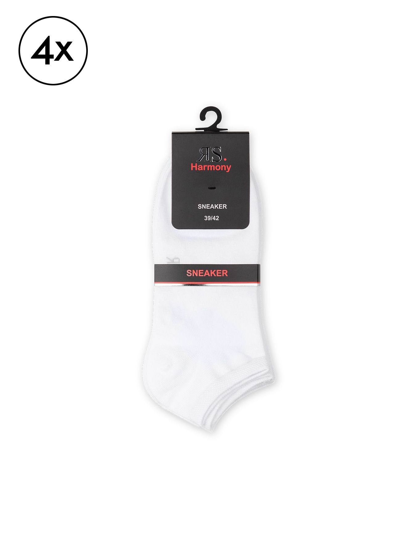 Sneakersocken im 4er-Pack 