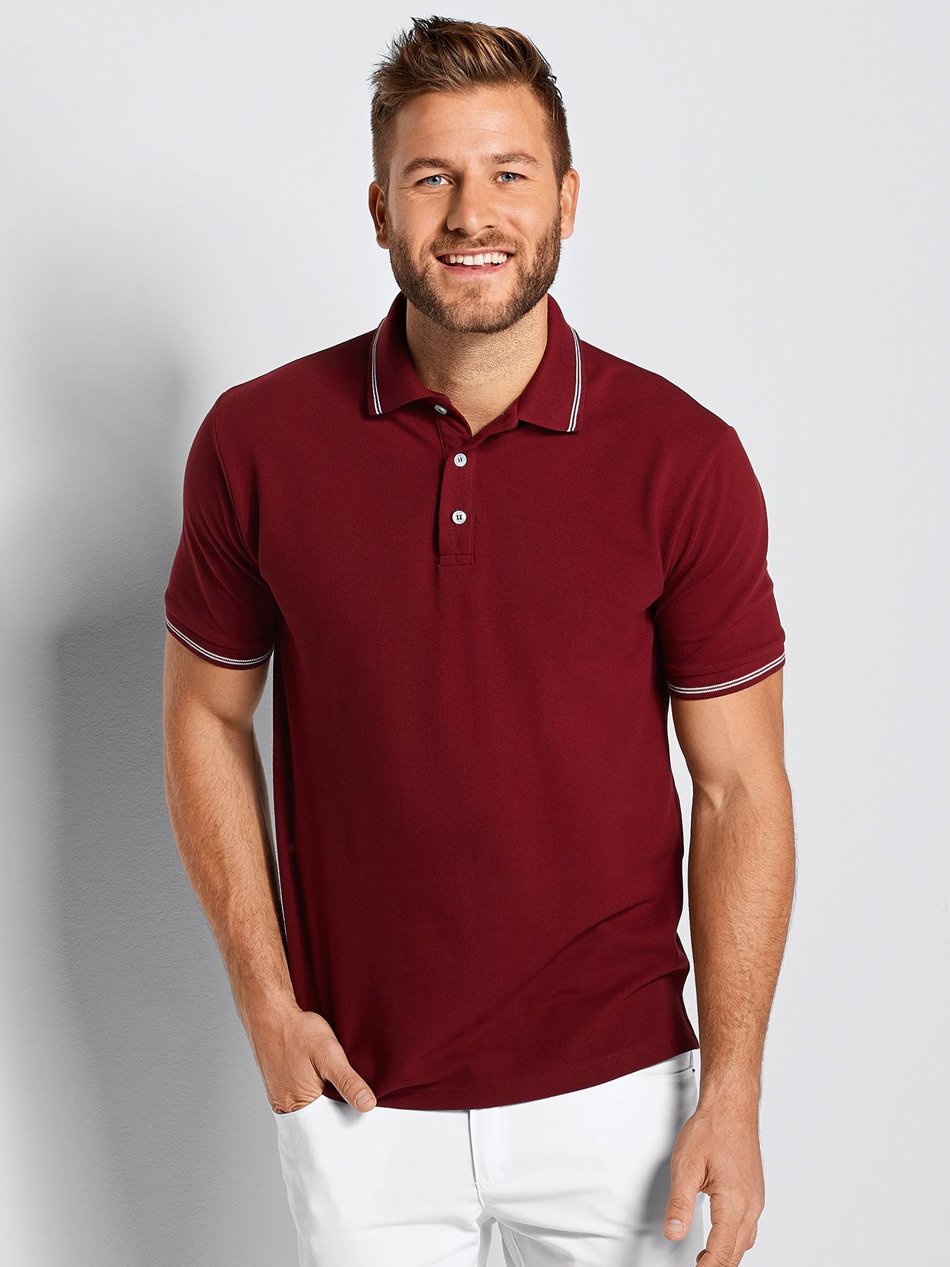Poloshirt aus Piqué
