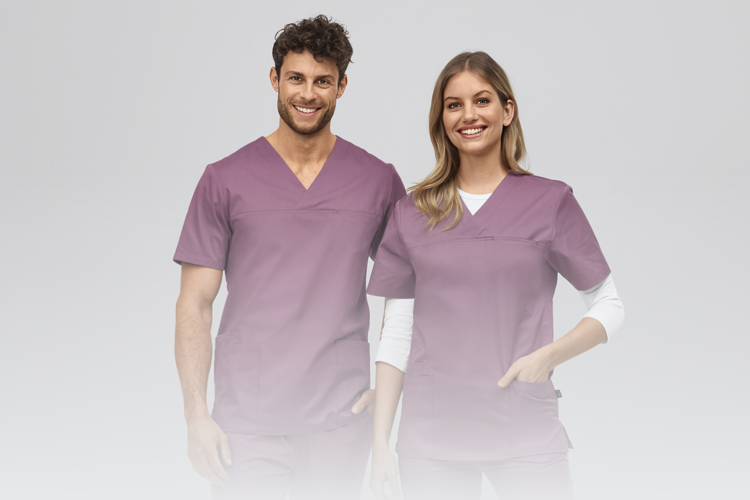 Zwei Personen in 7days Unisex Teambekleidung