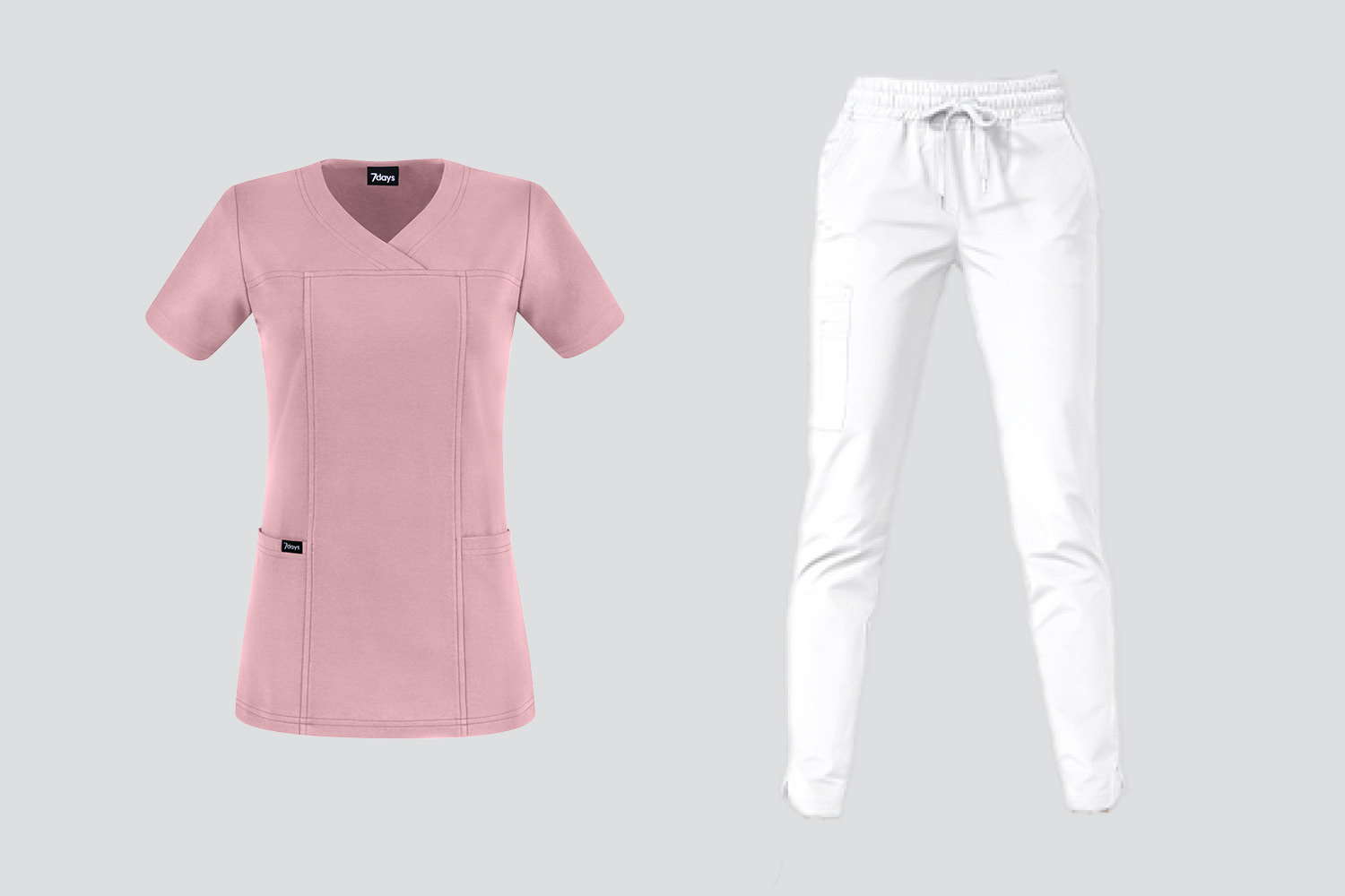 Der Kasack PISA in mehreren Farben zusammen mit der Hose MILANO von 7days 